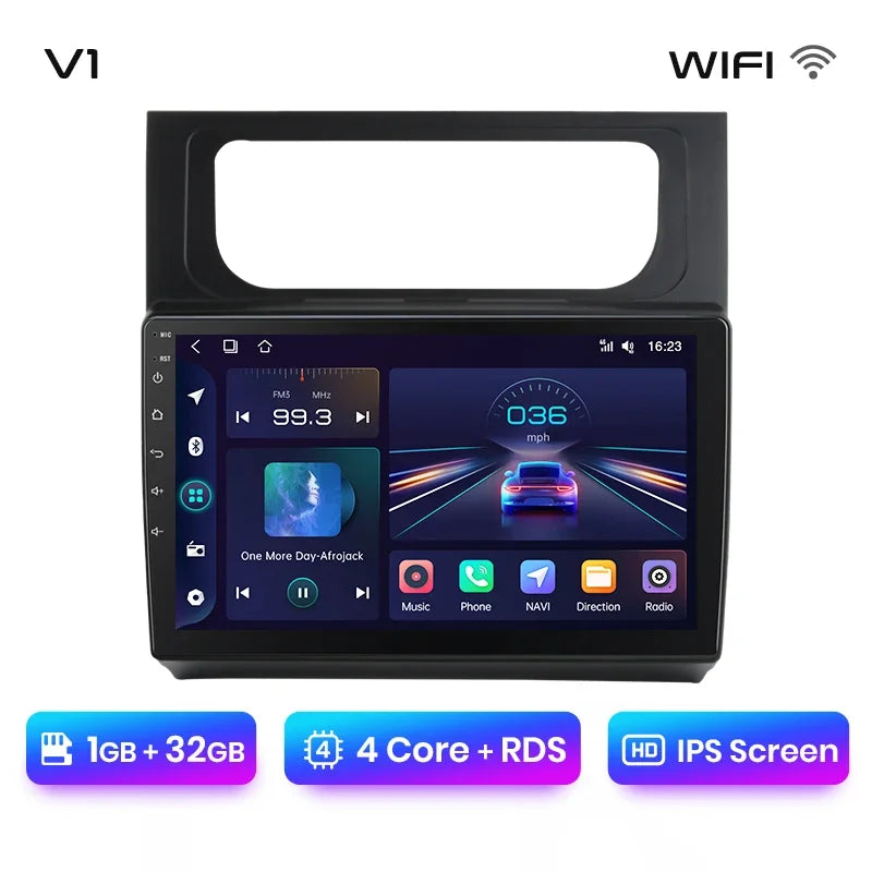 Junsun Wireless CarPlay Android Auto Radio For VOLKSWAGEN TOURAN 2011 2012 2013 -2015 Car Intelligent Systems RDS BT WiFi 2 din
