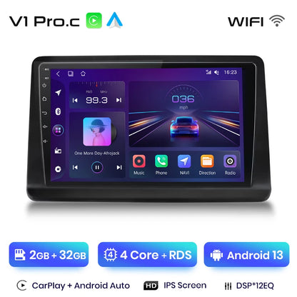 Junsun V1 Plus Car Radio For Mitsubishi Pajero 2 V20 V30 V40 1991 - 2004 wireless CarPlay Android Auto No 2 din 2din DVD