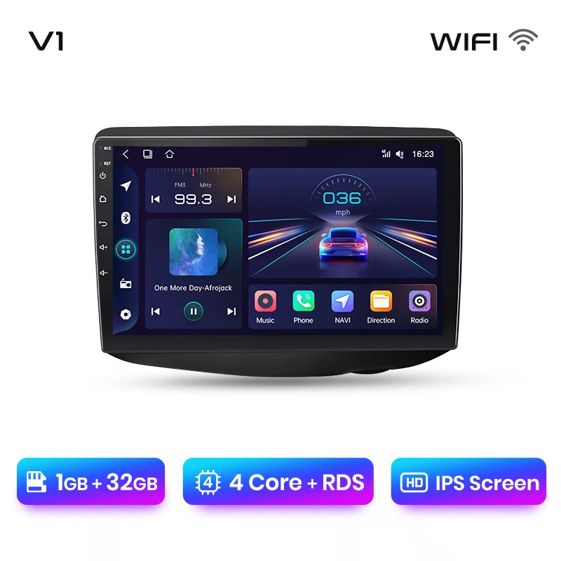 Junsun V1pro Android Auto Radio for Toyota Vitz XP10 Yadditif Platz Echo 1999-2005 Carplay 4G Car Multimedia GPS 2din autoradio