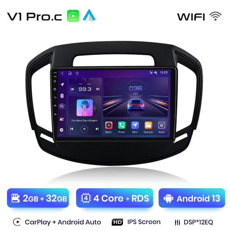Junsun V1 Plus Car Radio For Opel Insignia 2013 - 2017 wireless CarPlay Android Auto car intelligent systems No 2 din 2din DVD