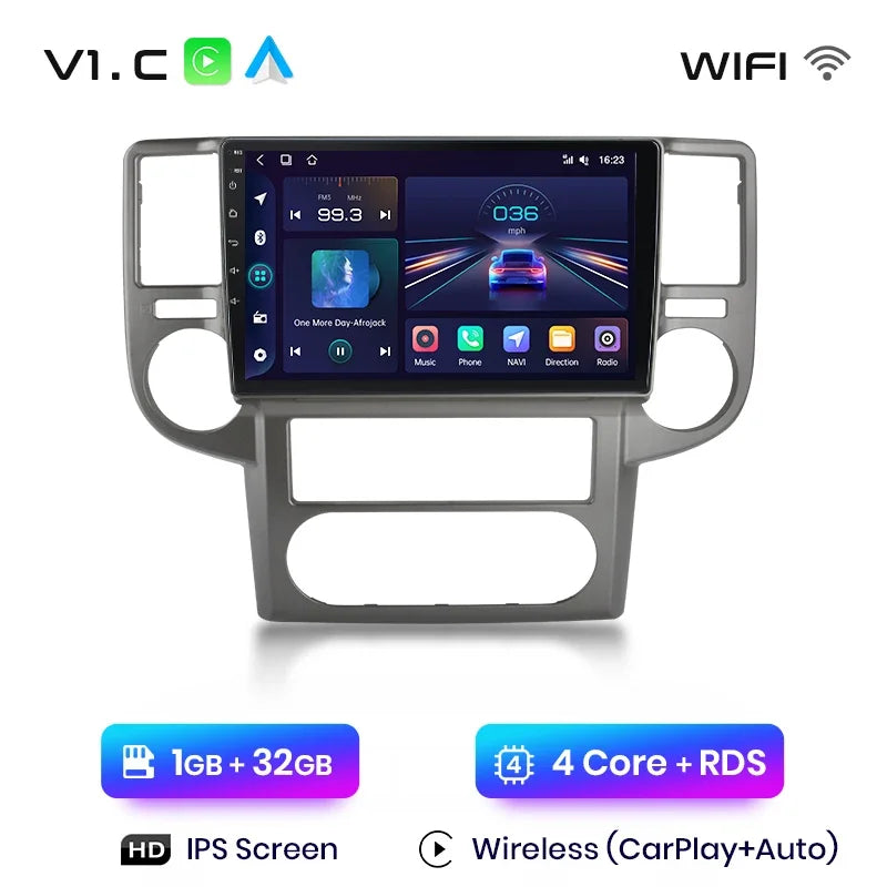 Junsun Drahtlose CarPlay Android Auto Radio Für NISSAN X-TRAIL Xtrail 2003 2004 -2007 Auto Intelligente Systeme RDS BT WiFi 2 din 