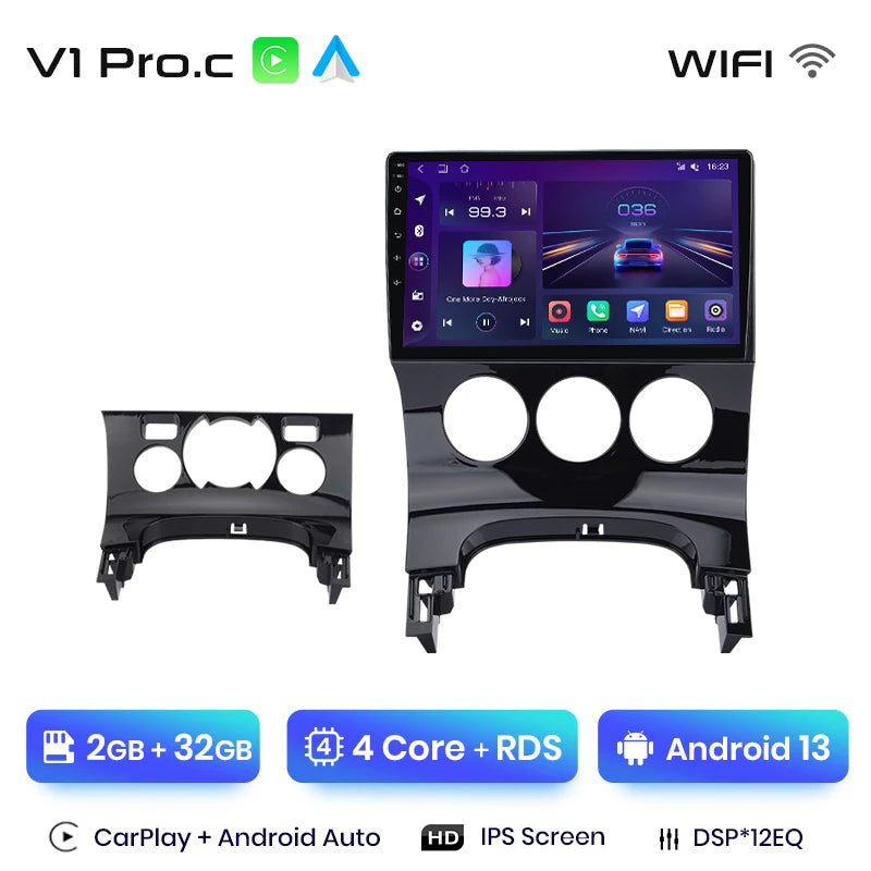 Junsun V1 Plus Car Radio For Peugeot 3008 2009 - 2015 wireless CarPlay Android Auto car intelligent systems No 2 din 2din DVD