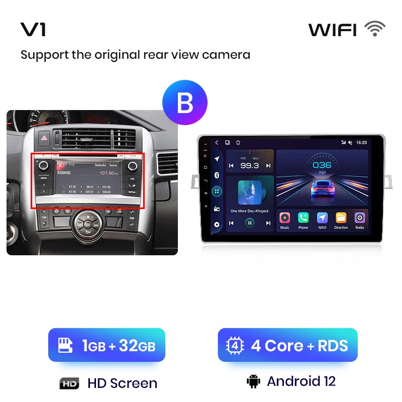 Junsun V1 AI Voice Wireless CarPlay Android Auto Radio for Toyota Verso R20 2009 - 2018 4G Car Multimedia GPS 2din autoradio - Junsun Official Store