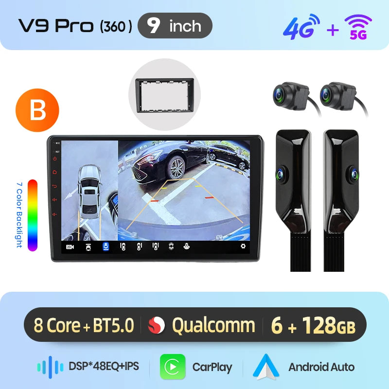 Junsun Wireless CarPlay Car Radio For VW Passat B5 B6 2004-2010 Android Multimedia