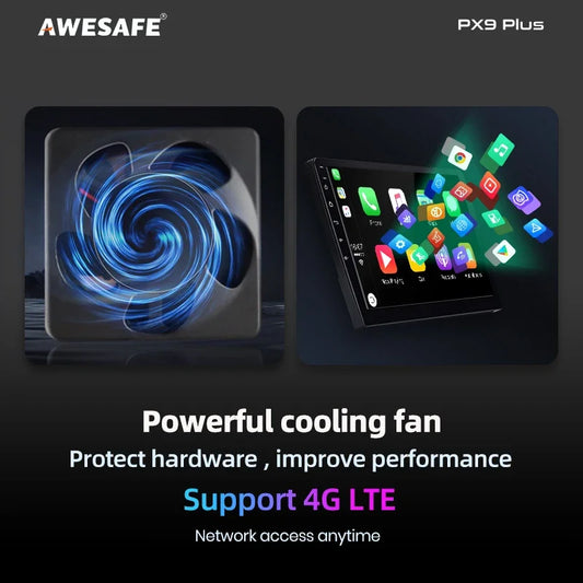 AWESAFE Wireless CarPlay Android Auto Autoradio For Fiat Ducato Peugeot Boxer 2 Citroen Jumper 2 2006 -2023