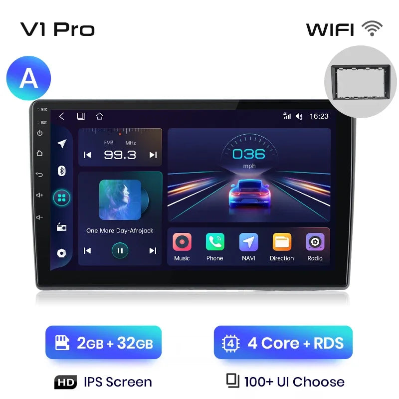 Junsun Wireless CarPlay Android Auto Car Radio Multimedia For VW Passat B5 B6 2004-2010 GPS Intelligent Systems Smart Autoradio - Junsun Official Store