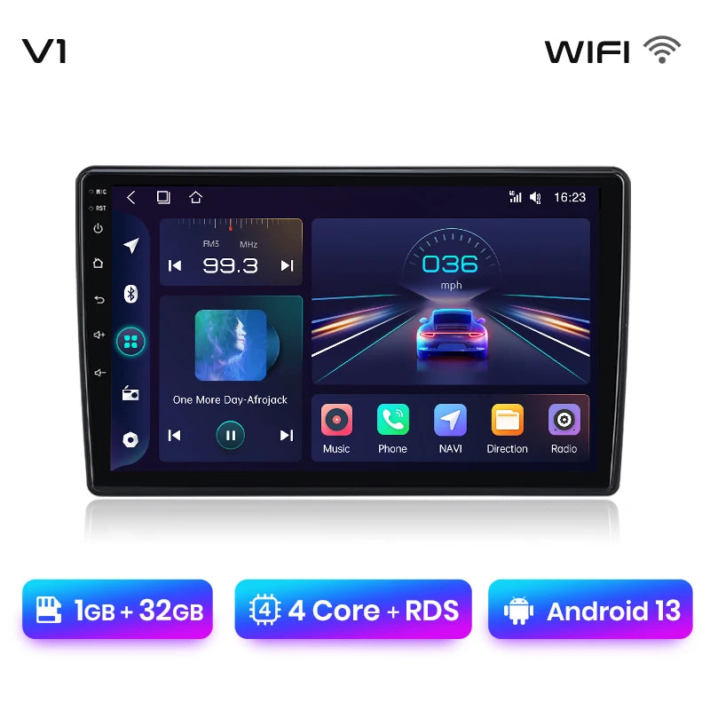 Junsun V1 Plus Autoradio für Skoda Fabia 2 2007–2014, kabelloses CarPlay Android Auto, intelligente Autosysteme, keine 2-Din-DVD 