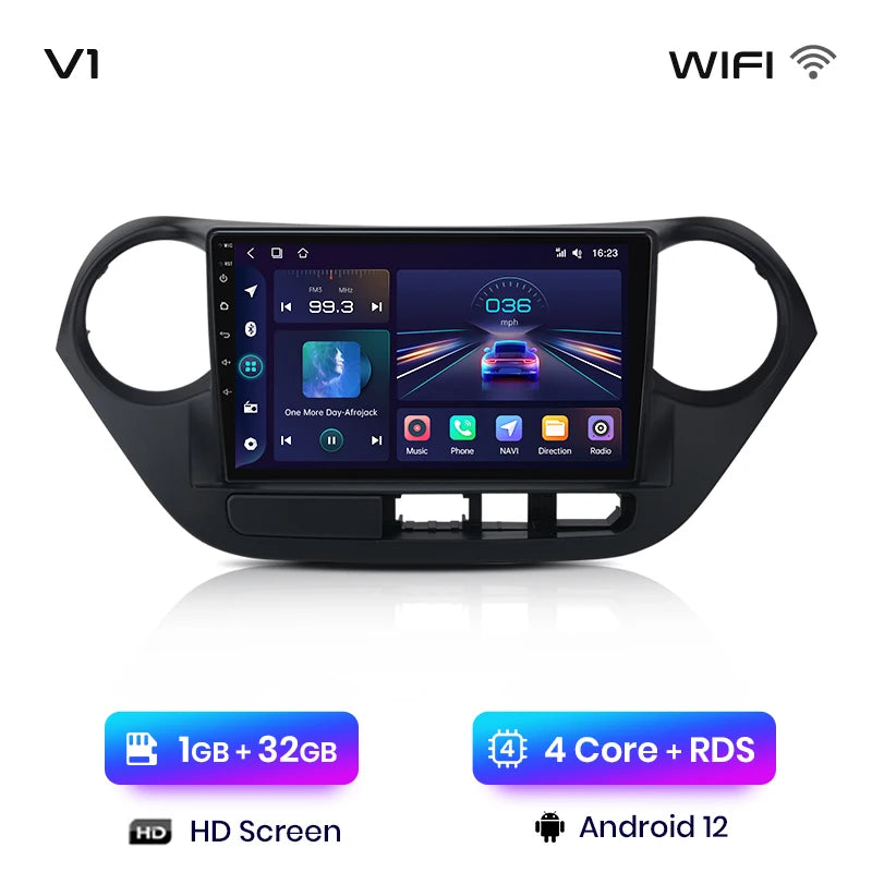 Junsun V1pro AI Voice 2 din Android Auto Radio For Hyundai Grand I10 2013-2016 Carplay 4G Car Multimedia GPS 2din autoradio - Junsun Official Store
