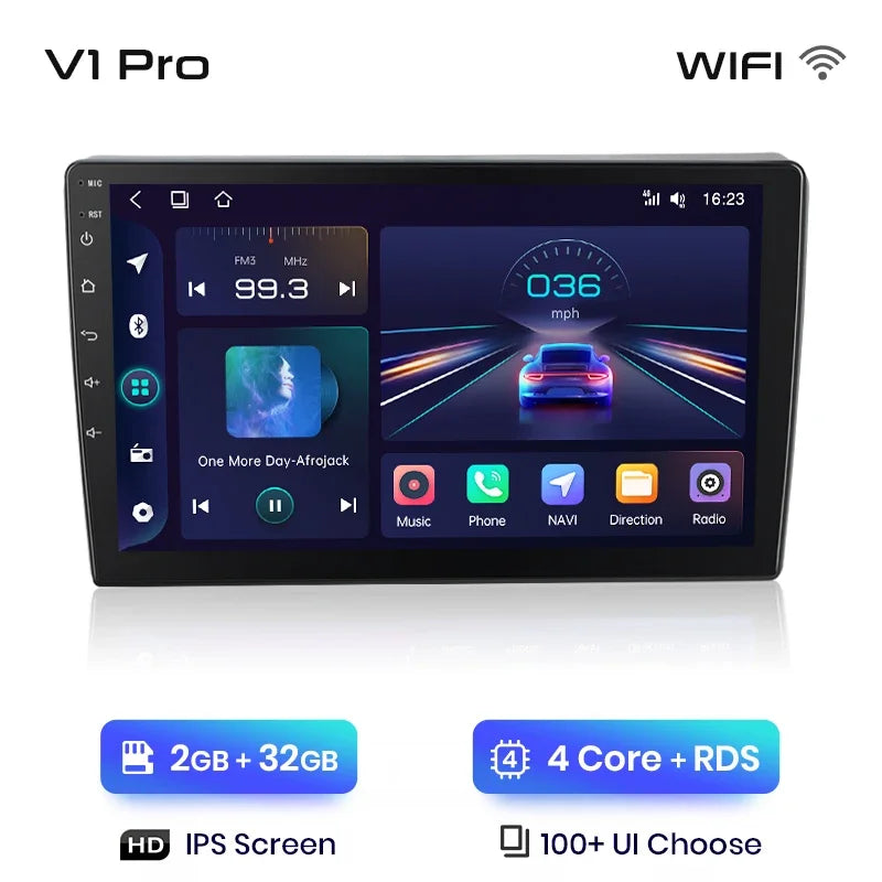 Junsun Wireless CarPlay Android Auto Radio For VOLKSWAGEN POLO 2004 2005 2006-2010 Car Intelligent Systems RDS BT WiFi 2 din