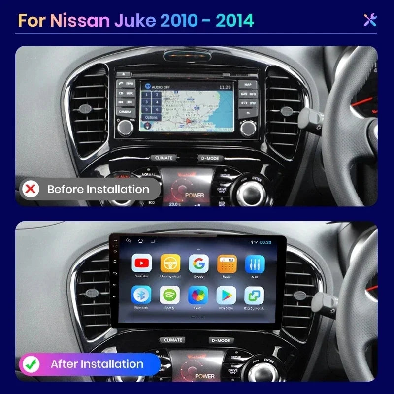 AWESAFE PX9 Car Radio Autoradio for Nissan Juke YF15 2010-2014 Wireless Carplay Screen Android Auto Stereo GPS Navi FM RDS BT - Junsun Official Store