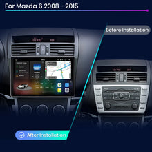Junsun V3 Plus 2K Android 13 CarPlay inalámbrico Android Auto Sistemas inteligentes para Mazda 6 Rui GH 2008-2015 7870 Autoradio 