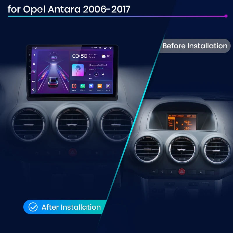 Junsun V1pro AI Voice Android Auto Radio For Opel Antara 2006 - 2017 Carplay 4G Car Multimedia GPS 2din autoradio - Junsun Official Store
