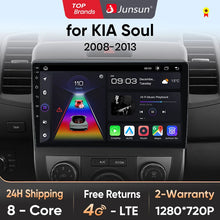 Junsun V1 AI Voice Wireless CarPlay Android Auto Radio For Kia Soul AM 2008-2011 4G Car Multimedia GPS 2din autoradio