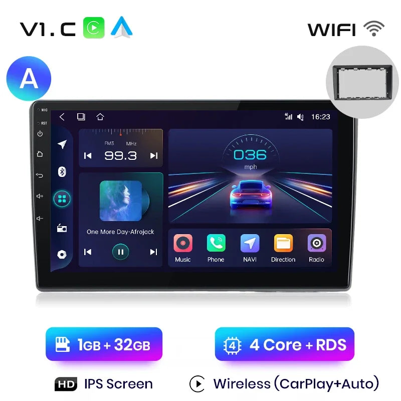 Junsun Wireless CarPlay Android Auto Car Radio Multimedia For VW Passat B5 B6 2004-2010 GPS Intelligent Systems Smart Autoradio - Junsun Official Store