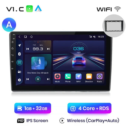 Junsun Wireless CarPlay Android Auto Car Radio Multimedia For VW Passat B5 B6 2004-2010  GPS Intelligent Systems Smart Autoradio