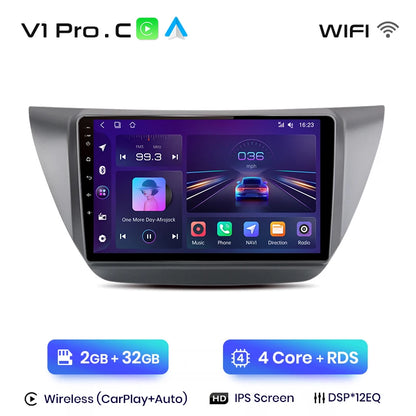 Junsun V1pro AI Voice 2 din Android Auto Radio For Mitsubishi Lancer 9 CS 2000-2010 Carplay 4G Car Multimedia GPS 2din autoradio