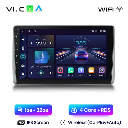 Junsun Wireless CarPlay Android Auto Radio For Nissan Sentra Almera 2000 2001-2006 Car Intelligent Systems RDS BT WiFi 2 din