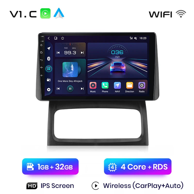 Junsun V1 Plus AI Voice Wireless Android Auto Radio for Renault Clio Campus 2009 Carplay 4G Car Multimedia GPS 2 din autoradio