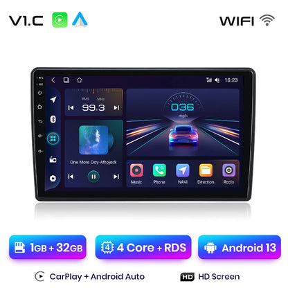 Junsun V1 Plus Autoradio für Skoda Fabia 2 2007–2014, kabelloses CarPlay Android Auto, intelligente Autosysteme, keine 2-Din-DVD 