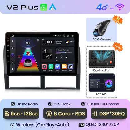 Junsun CarPlay Car Radio Multimedia Player For Jeep Grand Cherokee II WJ 1998 1999 2000-2004 Android Auto GPS 2din autoradio