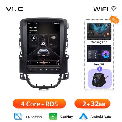 Junsun Wireless CarPlay Car Radio For Opel Astra J Vauxhall Buick Verano 2009-2013 Android Multimedia
