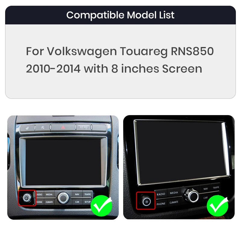 Junsun Wireless CarPlay Car Radio For Volkswagen Touareg RNS850 2010-2018 Android Multimedia - Junsun Official Store
