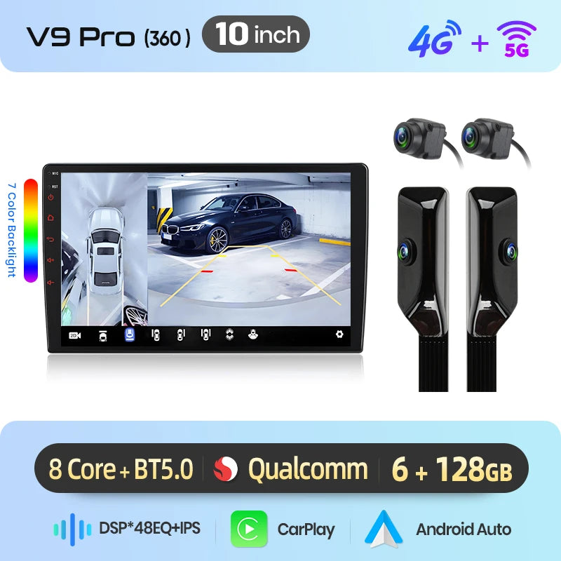 Junsun Wireless CarPlay Car Radio For Volvo XC90 2004 2005 2006-2014 Android Multimedia