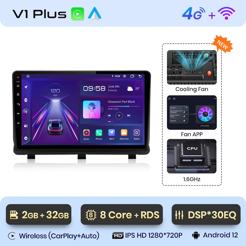 Junsun V1pro AI Voice Android Auto Radio For Opel Antara 2006 - 2017 Carplay 4G Car Multimedia GPS 2din autoradio - Junsun Official Store
