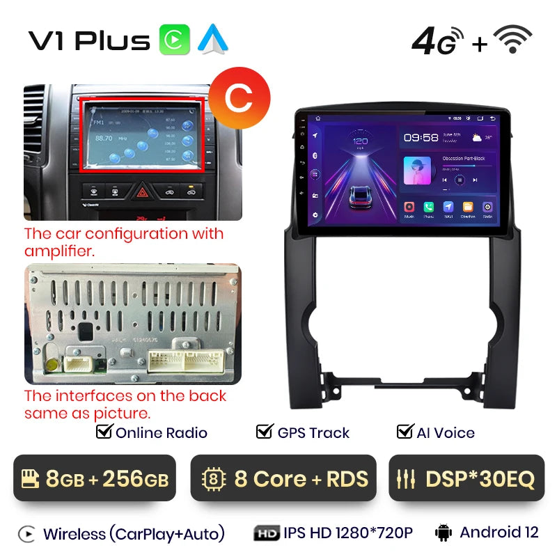 Junsun V1pro AI Voice 2 din Android Auto Radio For Kia Sorento 2 XM 2009 - 2012 Carplay Car Multimedia GPS 2din autoradio - Junsun Official Store