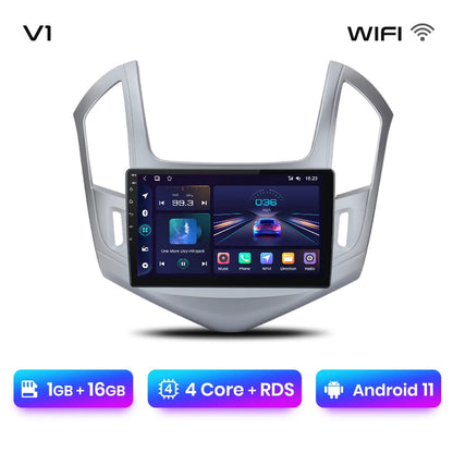 Junsun V1 AI Voice - Radio inalámbrica CarPlay Android para Chevrolet Cruze 2012-2015, 4G, GPS, 2DIN 