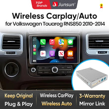 Junsun Wireless CarPlay Car Radio For Volkswagen Touareg RNS850 2010-2018 Android Multimedia
