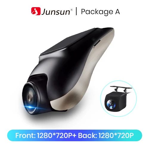 Junsun New 720P dashcam ADAS Mini Car DVR 120°FOV Auto Video Recorder Hidden Type Dash Cam for Android Support Rear Parking