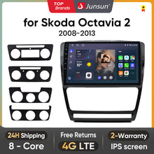 Junsun AI Voice 2 din Android Auto Radio For Skoda Octavia 2 A5 2008-2013 Carplay 4G Car Multimedia GPS 2din autoradio