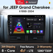 Junsun CarPlay Car Radio Multimedia Player For Jeep Grand Cherokee II WJ 1998 1999 2000-2004 Android Auto GPS 2din autoradio