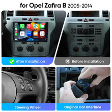 Junsun eSIM Wireless CarPlay Android Auto For Opel Zafira B 2005 2006 2007 2008-2014 2 Din Autoradio RDS BT DSP auto accessories
