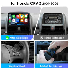 Junsun eSIM Android 14 Wireless CarPlay Android Radio For Honda CRV 2 2001 2002 2003-2006 Autoradio Stereo auto accessories