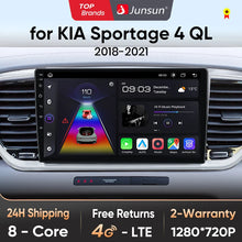 Junsun V1pro AI Voice Car Radio Android Auto Multimedia Player For Kia Sportage 4 QL 2018-2021 Carplay 4G DSP 2din GPS autoradio