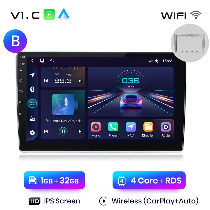 Junsun Wireless CarPlay Android Auto Car Radio Multimedia For VW Passat B5 B6 2004-2010 GPS Intelligent Systems Smart Autoradio - Junsun Official Store