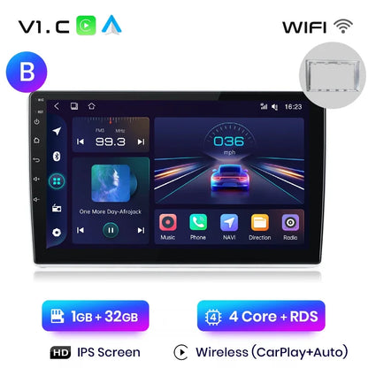 Junsun Wireless CarPlay Android Auto Car Radio Multimedia For VW Passat B5 B6 2004-2010  GPS Intelligent Systems Smart Autoradio