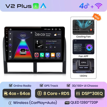Junsun CarPlay Car Radio Multimedia Player For Jeep Grand Cherokee II WJ 1998 1999 2000-2004 Android Auto GPS 2din autoradio