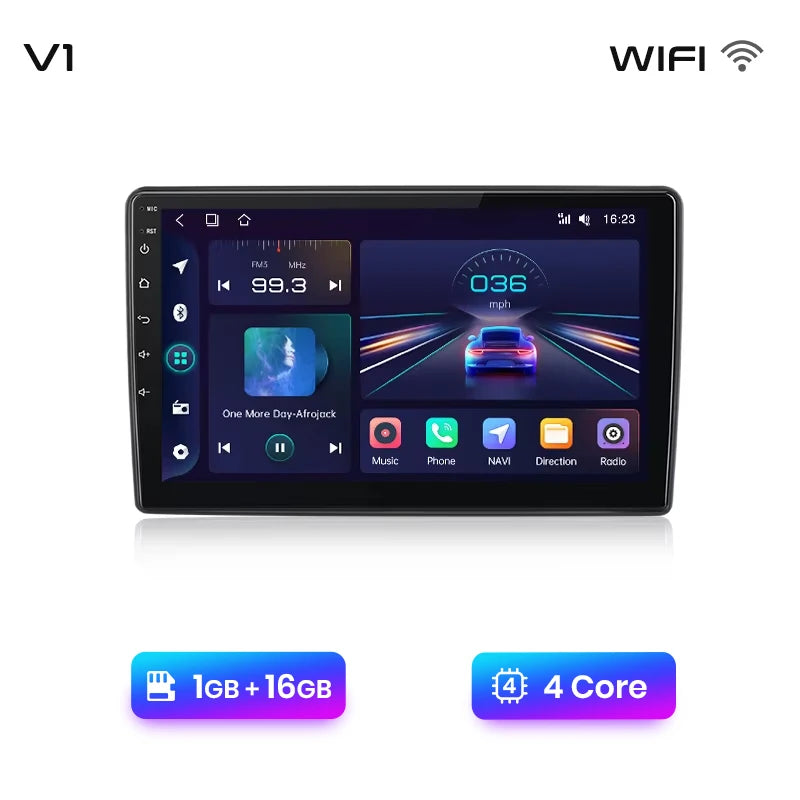 Junsun V1 Plus Car Radio For Citroen C2 C3 2001 - 2010 wireless CarPlay Android Auto car intelligent systems No 2 din 2din DVD