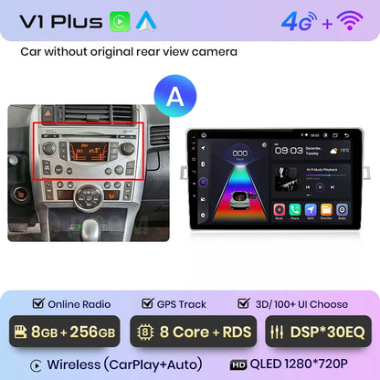 Junsun V1 AI Voice Wireless CarPlay Android Auto Radio for Toyota Verso R20 2009 - 2018 4G Car Multimedia GPS 2din autoradio