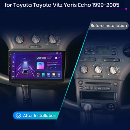 Junsun V1pro Android Auto Radio for Toyota Vitz XP10 Yadditif Platz Echo 1999-2005 Carplay 4G Car Multimedia GPS 2din autoradio