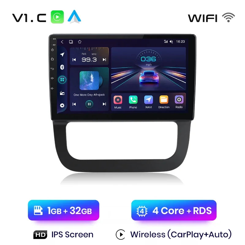 Junsun Wireless CarPlay Android Auto Car Radio For VW Sagitar 2011 GPS Intelligent Systems Smart Autoradio
