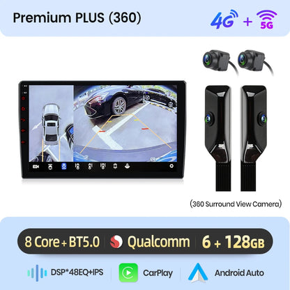 Junsun Wireless CarPlay for Apple Android Auto Car Radio GPS for Alfa Romeo Giulietta 2010-2014 Multimedia RDS 4G WiFi Screen Stereo