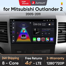 Junsun V1pro 2 din Android Auto Radio For Mitsubishi Outlander xl 2 2005-2011 Citroen C-Crosser Carplay Car Multimedia autoradio