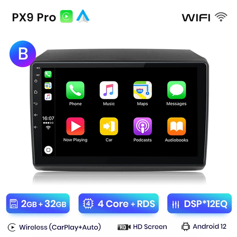 AWESAFE Wireless CarPlay Android Auto Autoradio For Fiat Ducato Peugeot Boxer 2 Citroen Jumper 2 2006 -2023 - Junsun Official Store