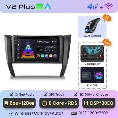 Junsun Wireless CarPlay Android Auto Radio For Nissan Navara Frontier NP300 4 D23 2014-2021 Car Intelligent Systems RDS BT WiFi Junsun Official Store