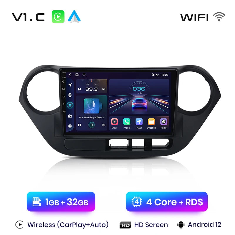 Junsun V1pro AI Voice 2 din Android Auto Radio For Hyundai Grand I10 2013-2016 Carplay 4G Car Multimedia GPS 2din autoradio - Junsun Official Store
