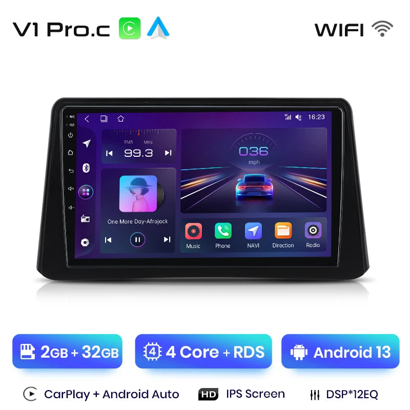 Junsun V1 Plus Car Radio For Opel Mokka 2012 - 2016 wireless CarPlay Android Auto car intelligent systems No 2 din 2din DVD